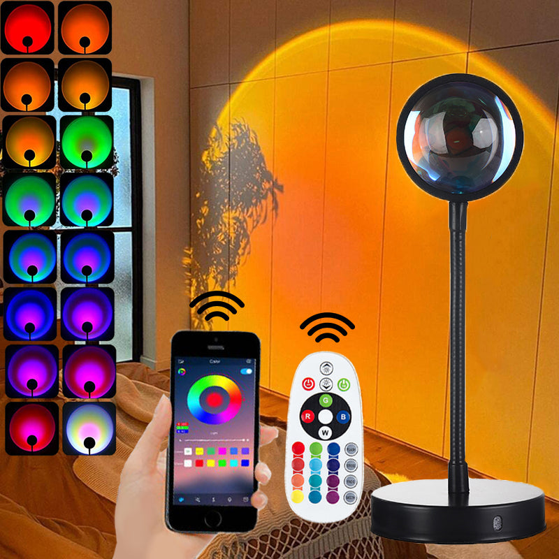 USB Desk Lampa Rainbow Projection Lamp